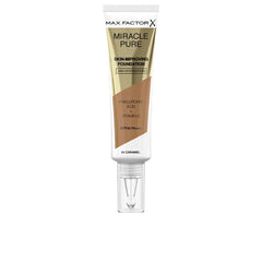 MAX FACTOR-Base MIRACLE PURE SPF30 85 caramelo 30 ml-DrShampoo - Perfumaria e Cosmética