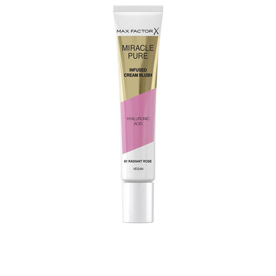 MAX FACTOR-Blush MIRACLE PURE 01 rosa radiante 1 unidade-DrShampoo - Perfumaria e Cosmética