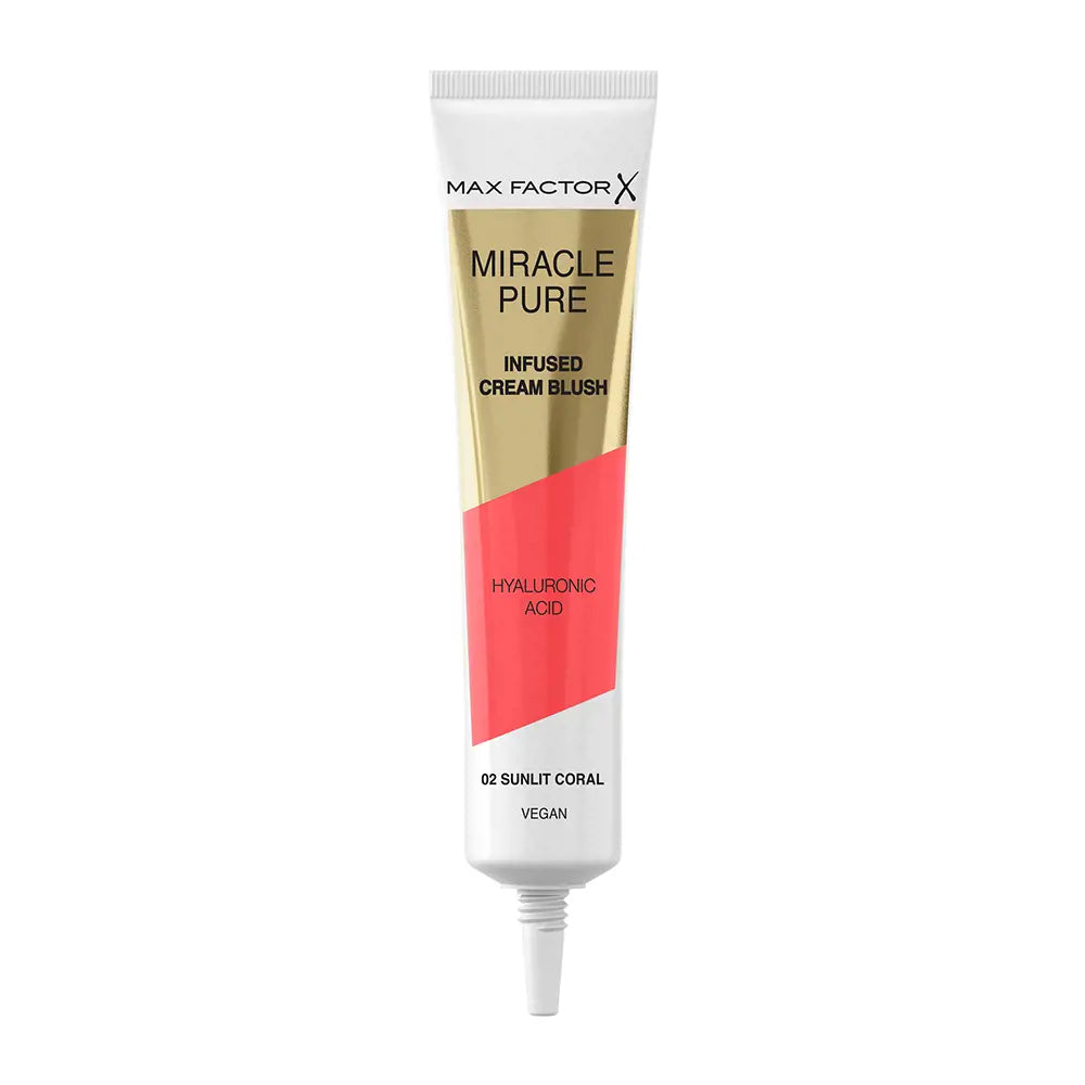 MAX FACTOR-Blush MIRACLE PURE 02 coral iluminado 1 unidade-DrShampoo - Perfumaria e Cosmética