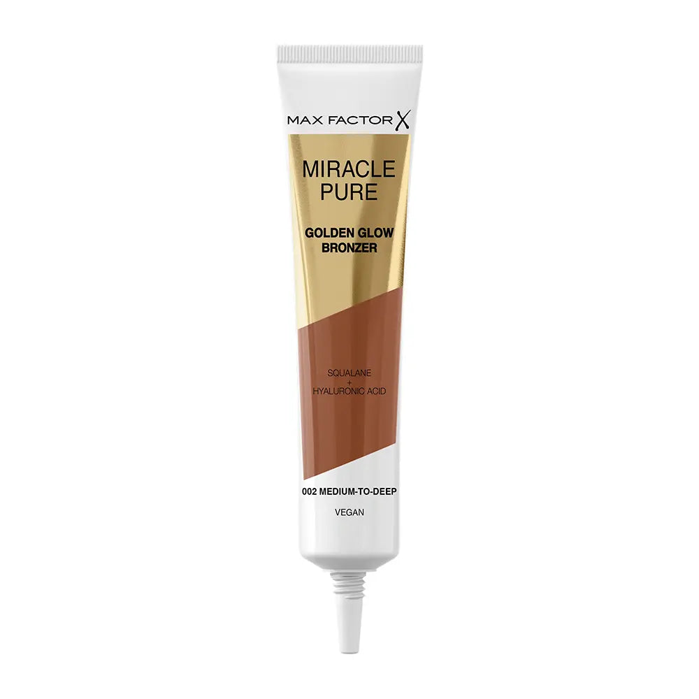 MAX FACTOR-Bronzeador MIRACLE PURE #002-Médio a Profundo 15 ml-DrShampoo - Perfumaria e Cosmética