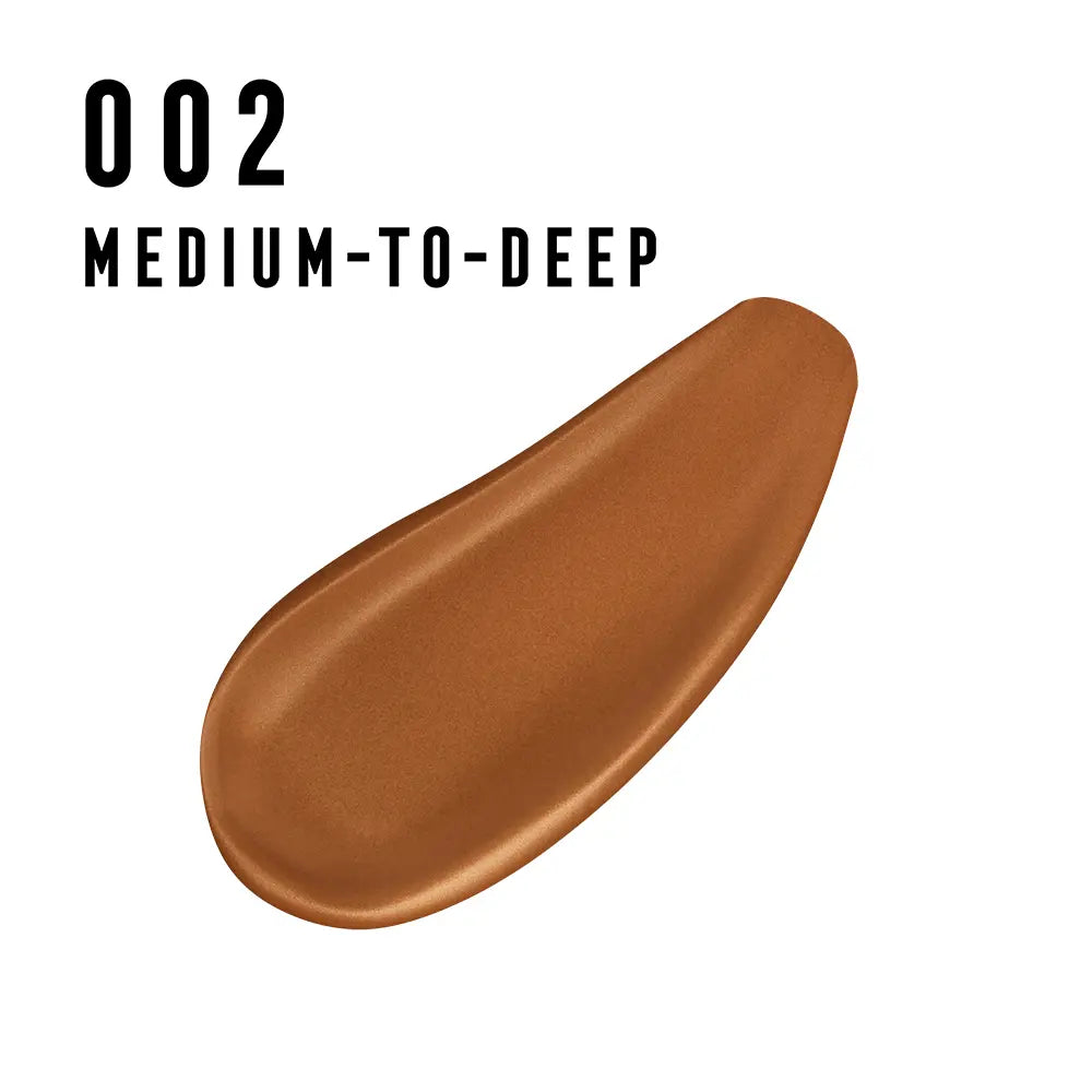 MAX FACTOR-Bronzeador MIRACLE PURE #002-Médio a Profundo 15 ml-DrShampoo - Perfumaria e Cosmética