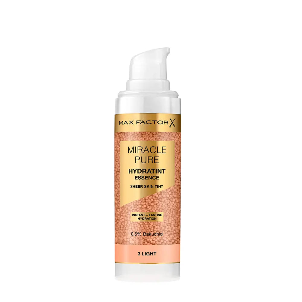 MAX FACTOR-Essência hidratante MIRACLE PURE #3-Light 30 ml-DrShampoo - Perfumaria e Cosmética