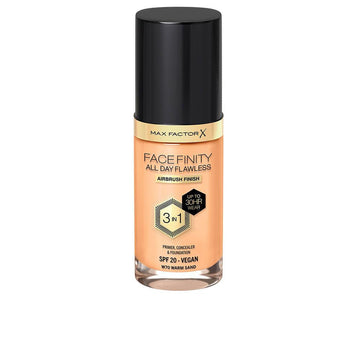 MAX FACTOR-FACEFINITY 3IN1 primer concealer foundation 70 warm sand 30 ml-DrShampoo - Perfumaria e Cosmética Imagem principal do produto