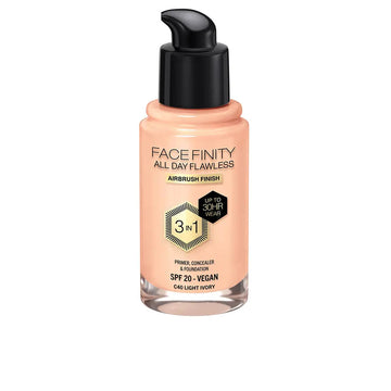 MAX FACTOR-FACEFINITY ALL DAY FLAWLESS 3 IN 1 foundation C40 light ivory 30 ml-DrShampoo - Perfumaria e Cosmética Main image