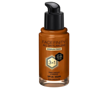 MAX FACTOR-FACEFINITY ALL DAY FLAWLESS 3 IN 1 foundation N102 chocolate 30 ml-DrShampoo - Perfumaria e Cosmética Main image
