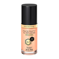 MAX FACTOR-FACEFINITY ALL DAY FLAWLESS 3 IN 1 foundation N45 warm almond 30 ml-DrShampoo - Perfumaria e Cosmética