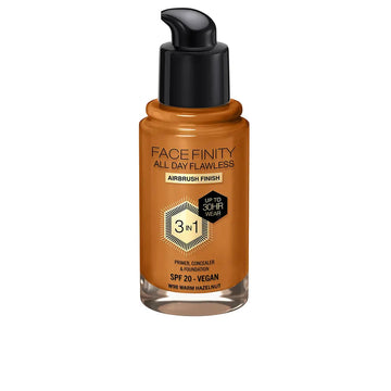 MAX FACTOR-FACEFINITY ALL DAY FLAWLESS 3 IN 1 foundation W98 warm hazelnut 30 ml-DrShampoo - Perfumaria e Cosmética Imagem principal do produto