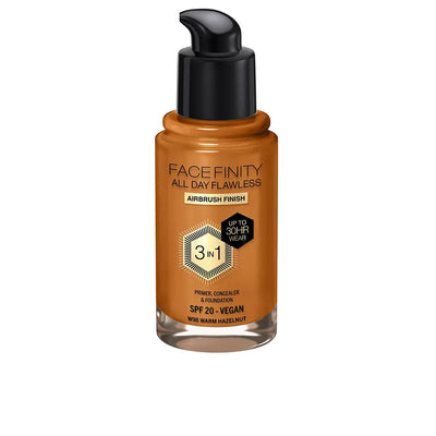 MAX FACTOR-FACEFINITY ALL DAY FLAWLESS 3 IN 1 foundation W98 warm hazelnut 30 ml-DrShampoo - Perfumaria e Cosmética
