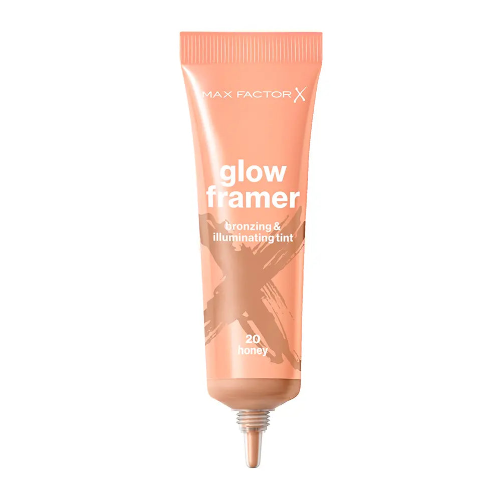 MAX FACTOR-GLOW FRAMER bronzeador e tinta iluminadora 20 Honey 30 ml.-DrShampoo - Perfumaria e Cosmética