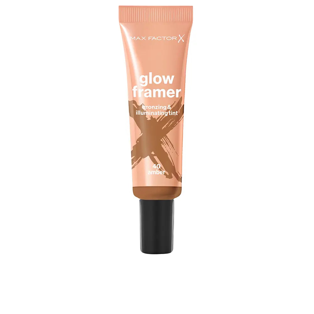 MAX FACTOR-GLOW FRAMER bronzeador e tonalizante iluminador 40 Amber 30 ml.-DrShampoo - Perfumaria e Cosmética