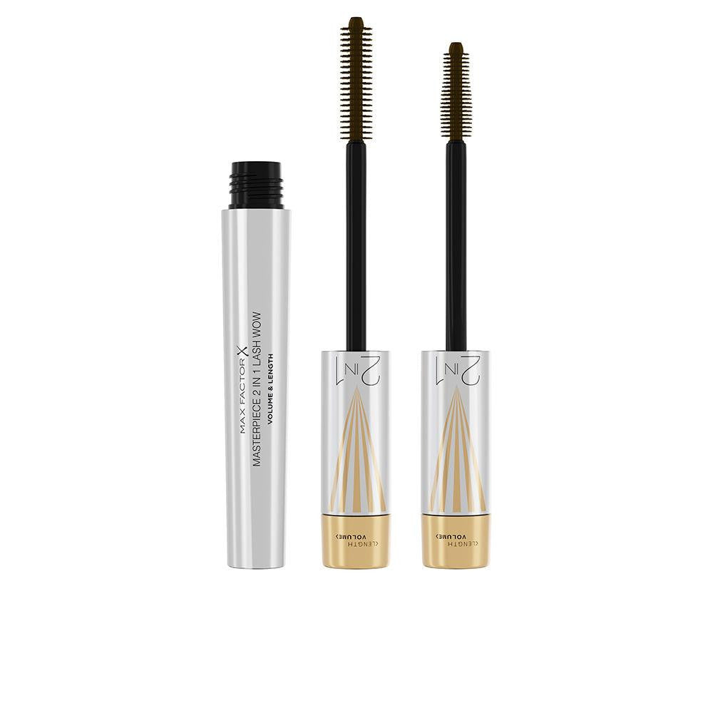 MAX FACTOR-MASTERPIECE 2 IN 1 LASH WOW mascara 02 black brown 7 ml-DrShampoo - Perfumaria e Cosmética