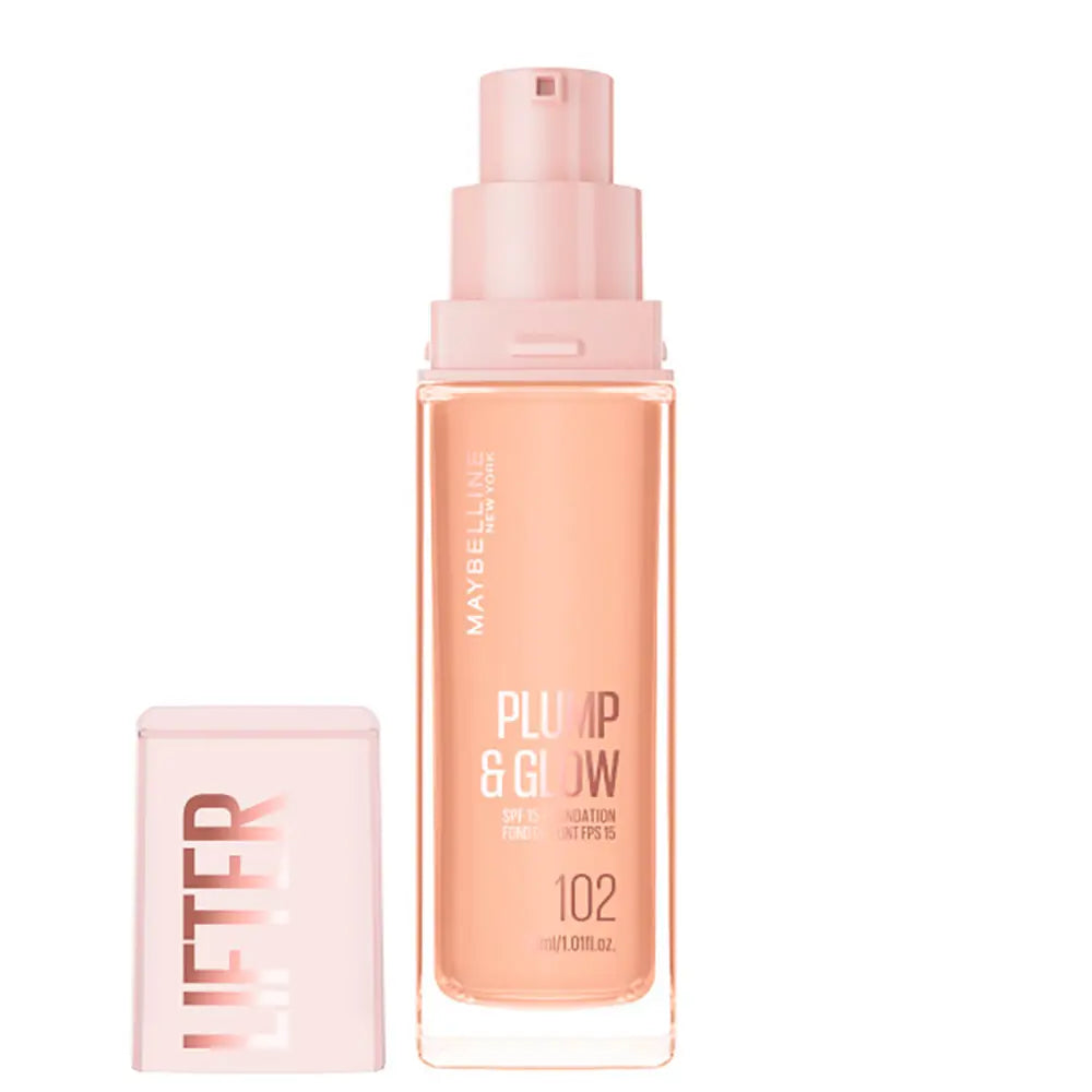MAYBELLINE-Base LIFTER PLUMP GLOW 102 30 ml-DrShampoo - Perfumaria e Cosmética