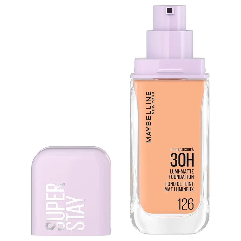 MAYBELLINE-Base de maquiagem SUPERSTAY LUMI MATTE #126 30 ml-DrShampoo - Perfumaria e Cosmética