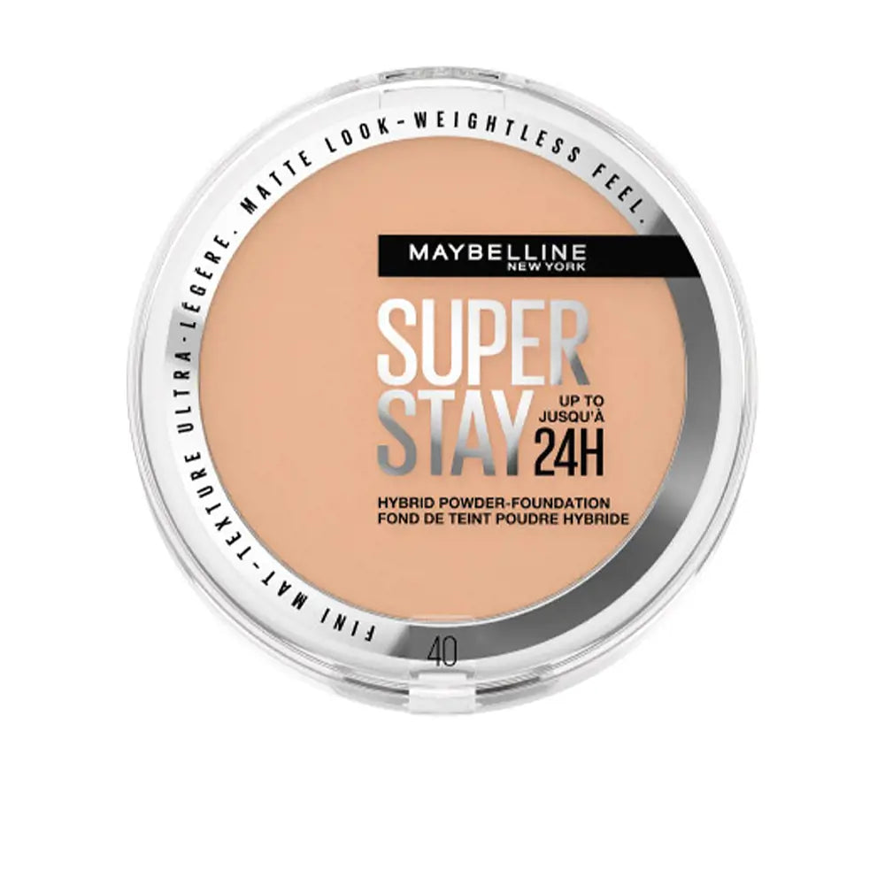 MAYBELLINE-Base em pó híbrida SUPERSTAY 24H 40 9 gr-DrShampoo - Perfumaria e Cosmética