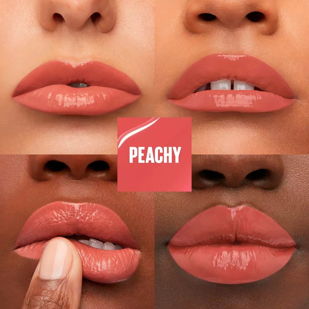MAYBELLINE-Batom líquido SUPERSTAY VINYL INK #15-peachy-DrShampoo - Perfumaria e Cosmética