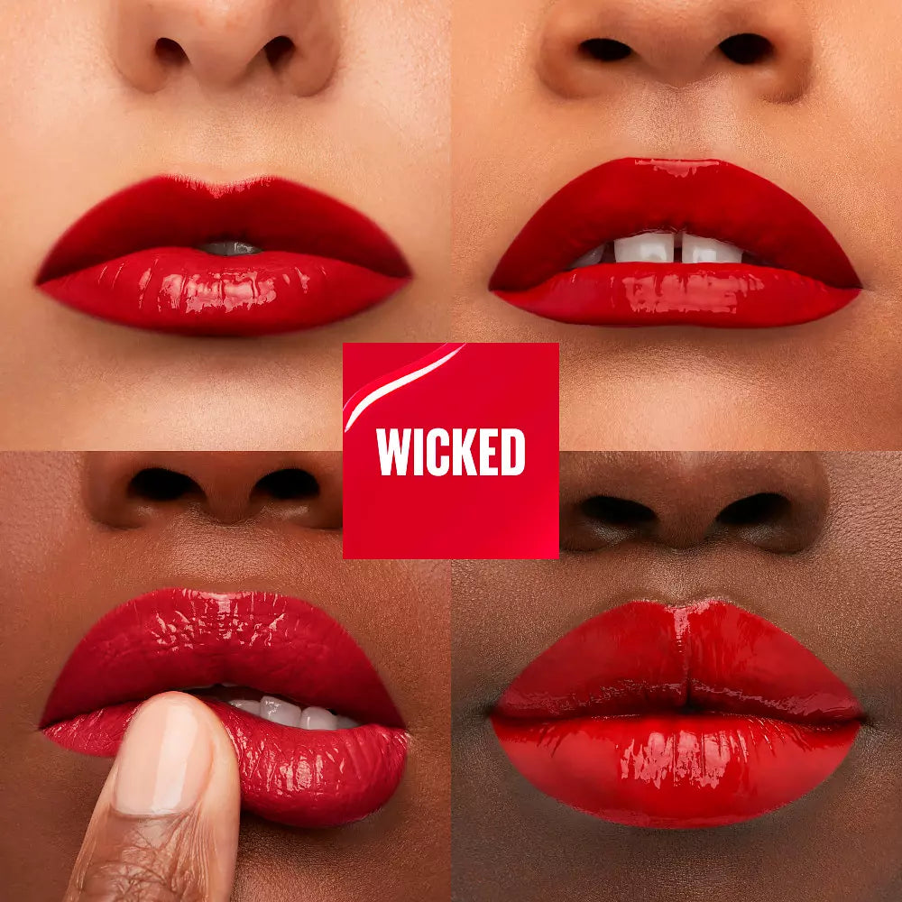 MAYBELLINE-Batom líquido SUPERSTAY VINYL INK #50-wicked-DrShampoo - Perfumaria e Cosmética