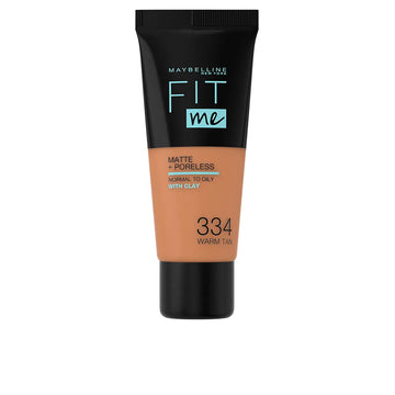 MAYBELLINE-CABE EM MIM! Base MATTE+PORELESS #334-bronzeado quente 30 ml-DrShampoo - Perfumaria e Cosmética Main image