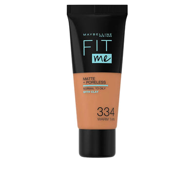 MAYBELLINE-CABE EM MIM! Base MATTE+PORELESS #334-bronzeado quente 30 ml-DrShampoo - Perfumaria e Cosmética