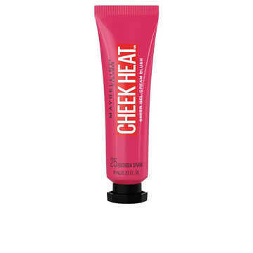 MAYBELLINE-CHEEK HEAT gel creme transparente blush 25 fuchsia spark-DrShampoo - Perfumaria e Cosmética Main image