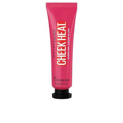 MAYBELLINE-CHEEK HEAT gel creme transparente blush 25 fuchsia spark-DrShampoo - Perfumaria e Cosmética