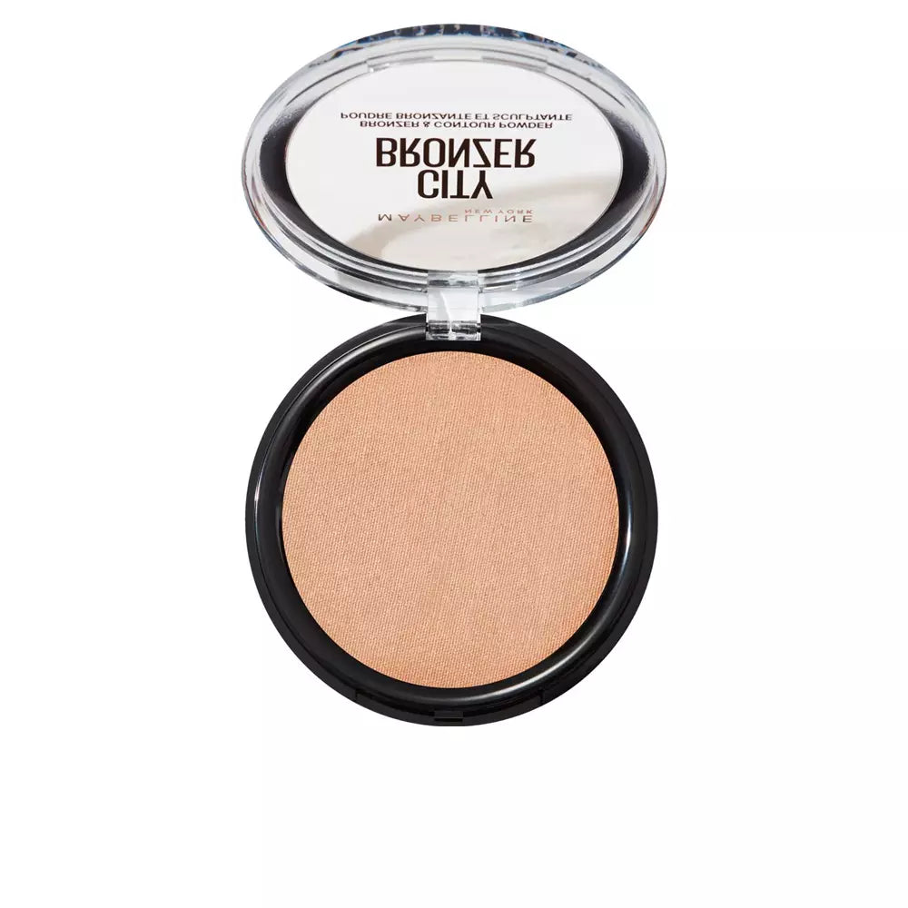 MAYBELLINE-CITY BRONZER pó bronzeador contorno 250 médio quente 8 gr-DrShampoo - Perfumaria e Cosmética