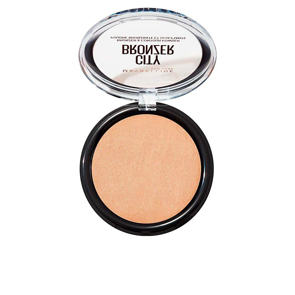 MAYBELLINE-CITY BRONZER pó bronzeador contorno 250 médio quente 8 gr-DrShampoo - Perfumaria e Cosmética