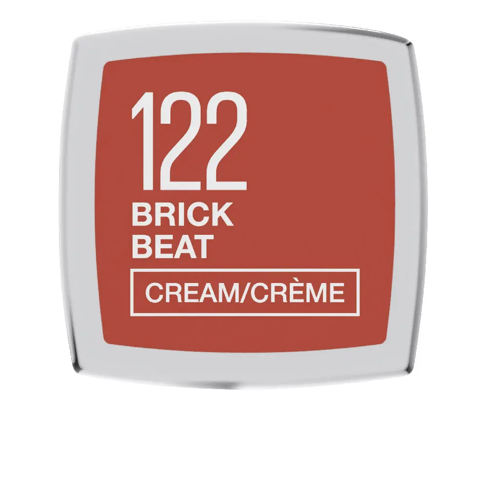 MAYBELLINE-COLOR SENSATIONAL batom acetinado 122 brick beat 42 gr-DrShampoo - Perfumaria e Cosmética