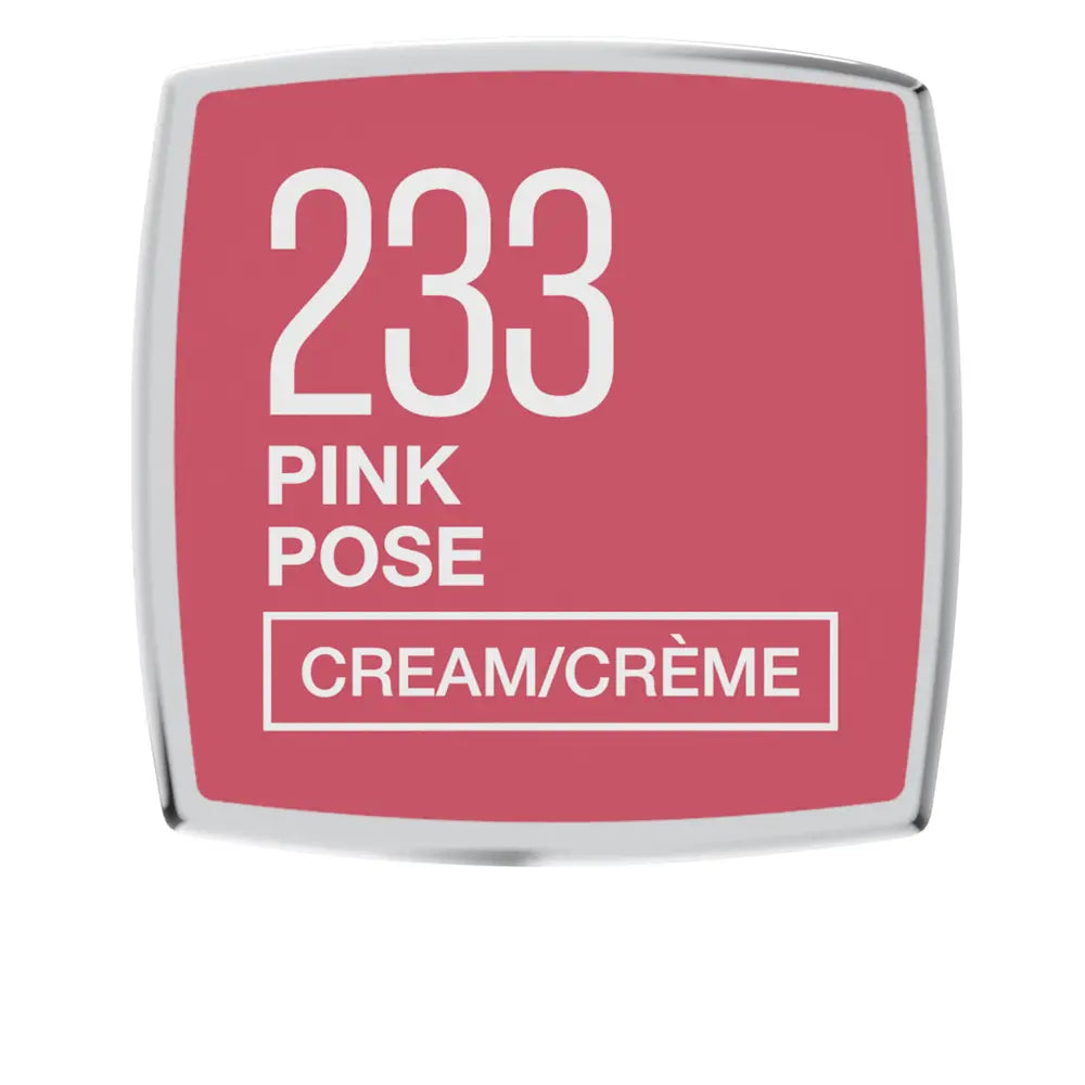 MAYBELLINE-COLOR SENSATIONAL batom acetinado 233 rosa pose 42 gr-DrShampoo - Perfumaria e Cosmética