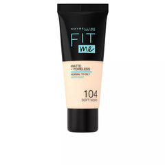 MAYBELLINE-FIT ME Foundation matteporeless 104 soft ivory 30 ml-DrShampoo - Perfumaria e Cosmética