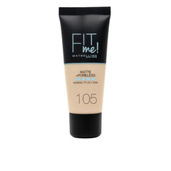 MAYBELLINE-FIT ME Foundation matteporeless 105 natural ivory 30 ml-DrShampoo - Perfumaria e Cosmética