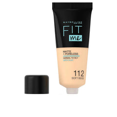 MAYBELLINE-FIT ME Foundation matteporeless 112 soft bege 30 ml-DrShampoo - Perfumaria e Cosmética