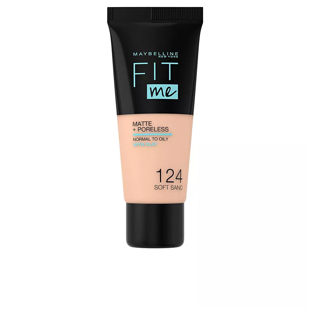 MAYBELLINE-FIT ME MATTEPORELESS foundation 124 soft sand-DrShampoo - Perfumaria e Cosmética