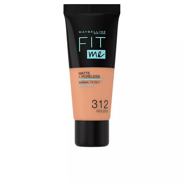 MAYBELLINE-FIT ME MATTEPORELESS foundation 312 golden-DrShampoo - Perfumaria e Cosmética Main image
