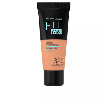 MAYBELLINE-FIT ME MATTEPORELESS foundation 320 natural tan-DrShampoo - Perfumaria e Cosmética Main image