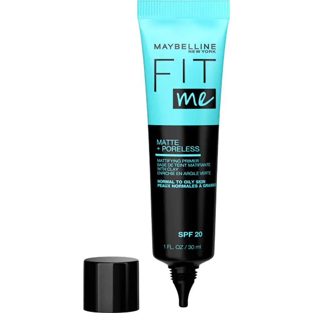 MAYBELLINE-FIT ME MATTE+PORELESS mattifying primer sunscreen 30 ml-DrShampoo - Perfumaria e Cosmética