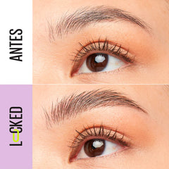 MAYBELLINE-GEL FIXADOR DE SOBRANCELHAS SUPER LOCK Castanho Escuro 8 g-DrShampoo - Perfumaria e Cosmética