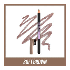 MAYBELLINE-Lápis de sobrancelha EXPRESS BROW 03 soft brown 43 gr-DrShampoo - Perfumaria e Cosmética