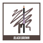 MAYBELLINE-Lápis de sobrancelha EXPRESS BROW 06 preto marrom 43 gr-DrShampoo - Perfumaria e Cosmética