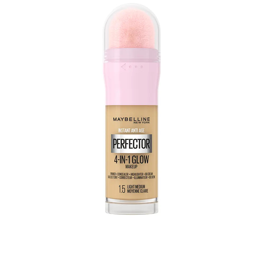 MAYBELLINE-PERFECTOR DE BRILHO ANTI-IDADE INSTANTÂNEO 15 média clara 20 ml-DrShampoo - Perfumaria e Cosmética