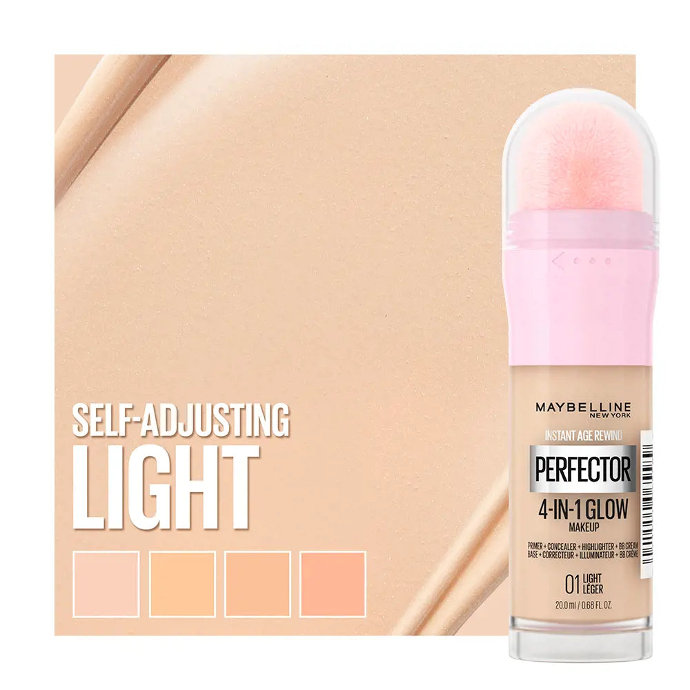 MAYBELLINE-PERFEITOR ANTI IDADE INSTANTÂNEO BRILHO 01 claro 20 ml-DrShampoo - Perfumaria e Cosmética