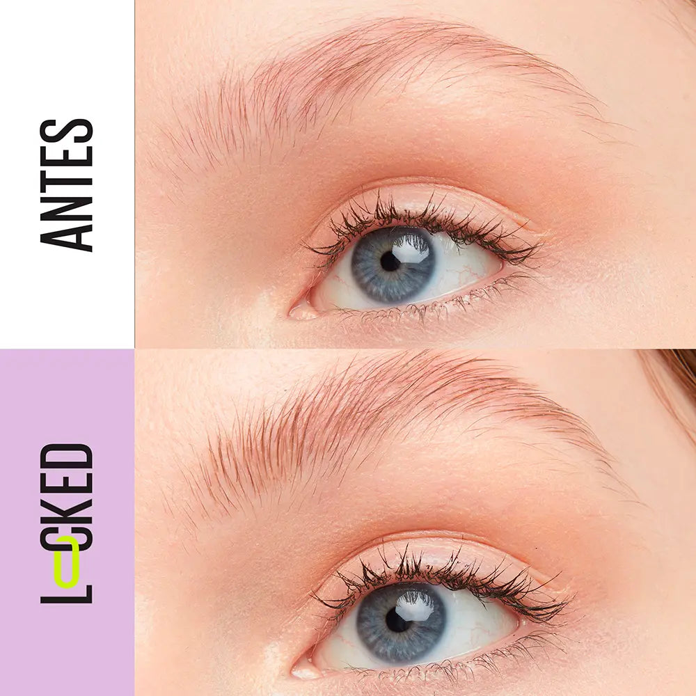 MAYBELLINE-SUPER LOCK gel fixador de sobrancelhas Marrom Médio 8 gr.-DrShampoo - Perfumaria e Cosmética
