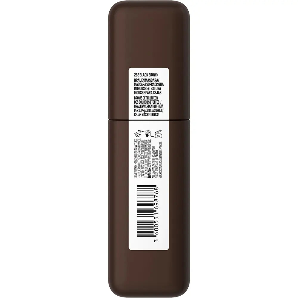 MAYBELLINE-SUPERFLUFF máscara para sobrancelhas 262 Preto Castanho 5 ml.-DrShampoo - Perfumaria e Cosmética