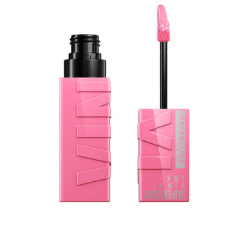 MAYBELLINE-SUPERSTAY VINYL INK batom líquido 155 upbeat 42 ml-DrShampoo - Perfumaria e Cosmética Imagem principal do produto