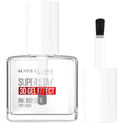 MAYBELLINE-SUPERSTAY esmalte 3D gel efeito tinta bonder top coat 12 ml.-DrShampoo - Perfumaria e Cosmética
