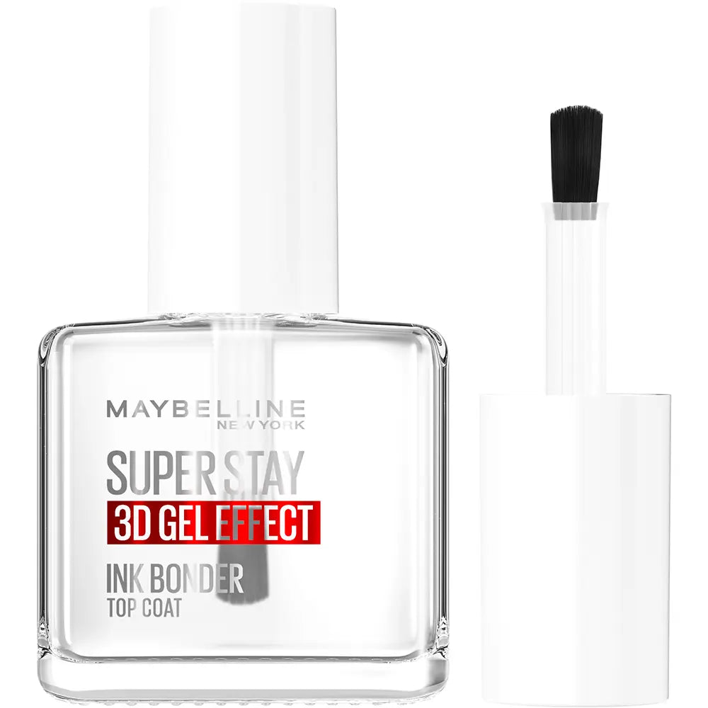 MAYBELLINE-SUPERSTAY nail 3D gel effect ink bonder top coat 12 ml-DrShampoo - Perfumaria e Cosmética