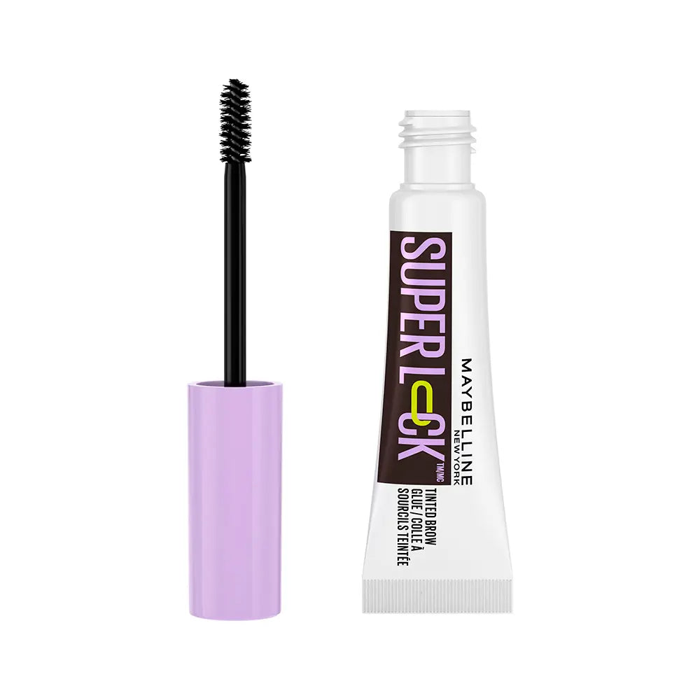 MAYBELLINE-gel fixador de sobrancelhas SUPER LOCK preto 8 g-DrShampoo - Perfumaria e Cosmética