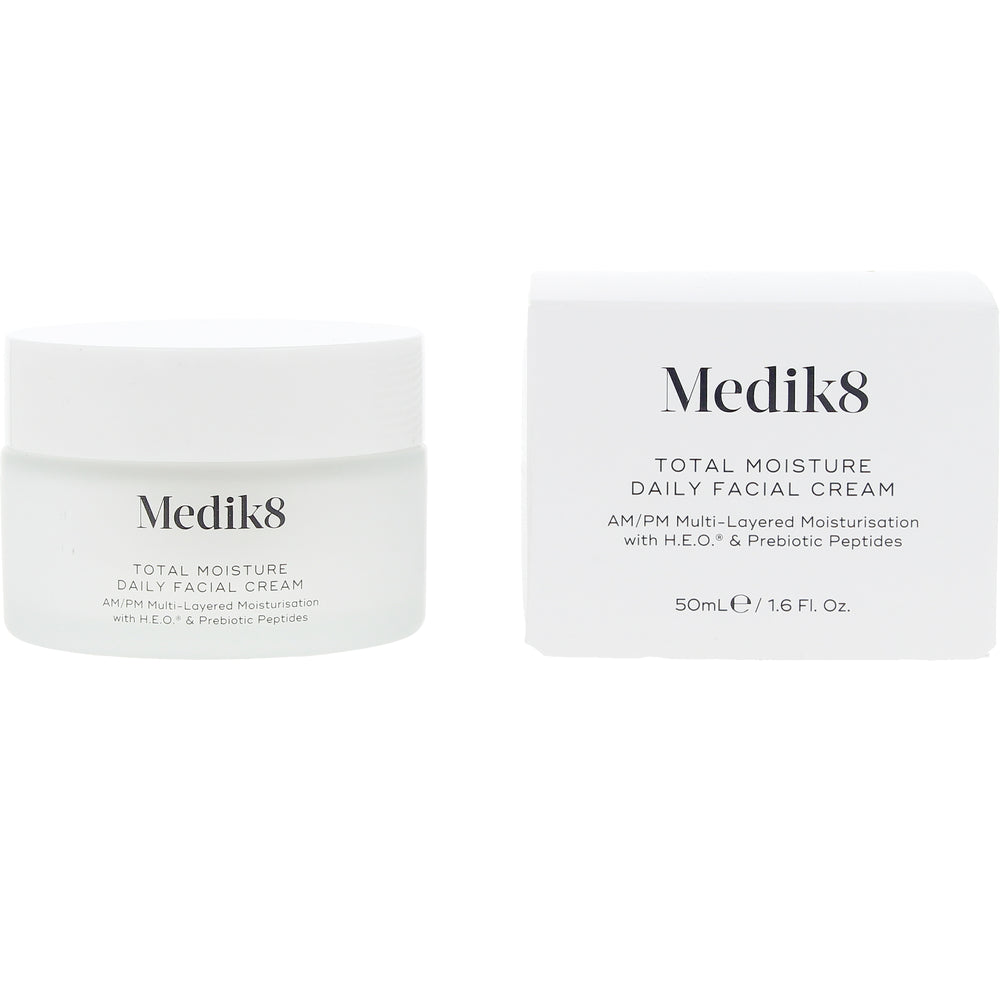 MEDIK8-TOTAL MOISTURE creme facial diário hidratação profunda 50 ml-DrShampoo - Perfumaria e Cosmética