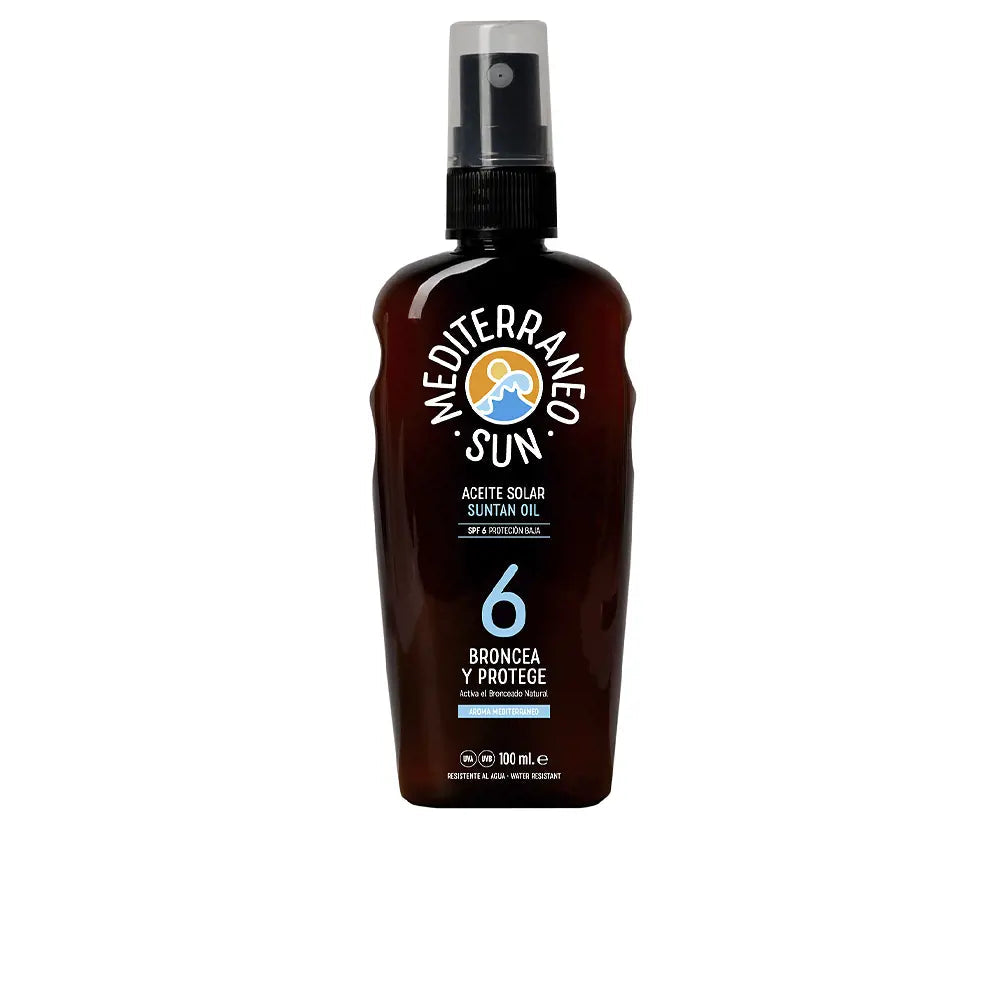 MEDITERRANEO SUN-Óleo bronzeador COCONUT bronzeador escuro SPF6 100 ml-DrShampoo - Perfumaria e Cosmética