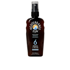 MEDITERRANEO SUN-Óleo bronzeador COCONUT bronzeador escuro SPF6 100 ml-DrShampoo - Perfumaria e Cosmética