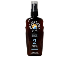 MEDITERRANEO SUN-óleo bronzeador CARROT bronzeador escuro SPF2 100 ml-DrShampoo - Perfumaria e Cosmética